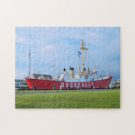 Overvalt Lightship, Delaware Jigzaag Puzzle Legpuzzel (Horizontaal)