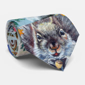 overvloed aan eekhoorns stropdas (Opgerold)