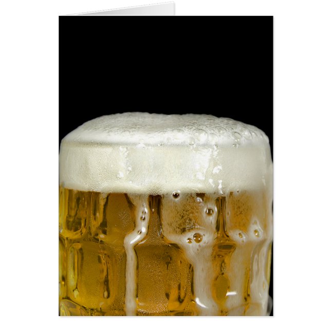 overvloed aan mok op zwart bier (Voorkant)