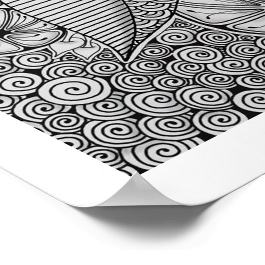 Overvloed in bloei - Kleurrijk Poster (Hoek)