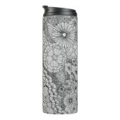 Overvloed in Bloom Thermische Tumbler Thermosbeker (Geroteerd rechts)