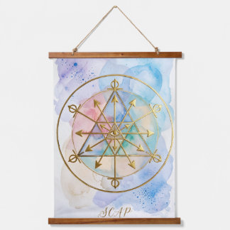 Overvloed Radionic Symbool Kunst Hangend Wandkleed