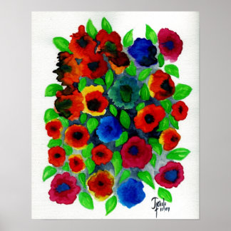 Overvloed van Springs: 15 x 19,41-inch canvasafdru Poster