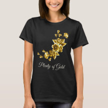 Overvloedig Goud Elegant Bloemig