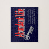 Overvloedig leven: De toets - v1 (John 10:10) Legpuzzel (Verticaal)