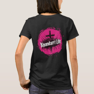 Overvloedig leven Kruis & Kroon (Terug) T-shirt