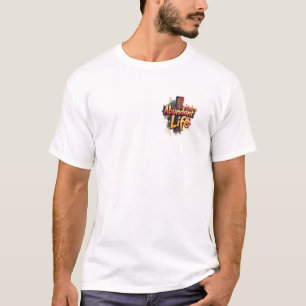 Overvloedig leven: Rugged Cross Edition T-shirt