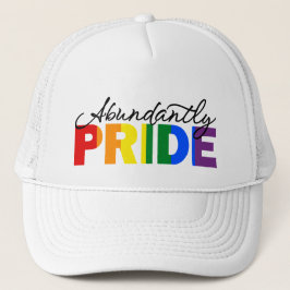 Overvloedig Pride Rainbow Gay Trotse Trucker Hoed Pet