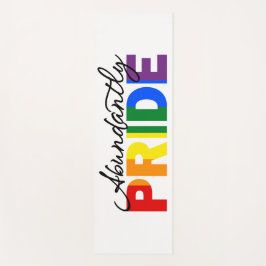 Overvloedig Pride Rainbow Yogamat