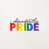 Overvloedig Pride Rainbow Yogamat (Voorkant (horizontaal))