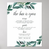 Overvloedig teken van het menu Bindbalk voor het h Poster (Voorkant)