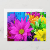 Overvloedige bloemen briefkaart (Voorkant / Achterkant)