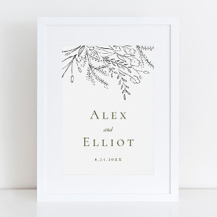 Overvloedige Boeket Bruiloft Poster