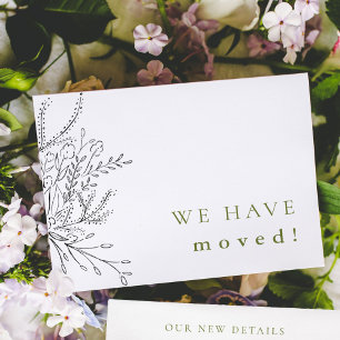 Overvloedige Boeket Verhuisbericht Save The Date