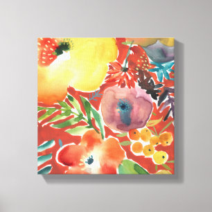 Overvloedige Florals III Canvas Afdruk