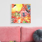 Overvloedige Florals III Canvas Afdruk (Insitu (Woonkamer))