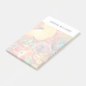 Overvloedige Florals III Post-it® Notes (Schuin)