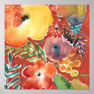 Overvloedige Florals III Poster