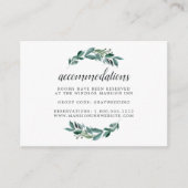 Overvloedige Kaarten van het Foliage Wedding Hotel (Voorkant)