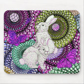 Overvloedige konijnen muismat (Voorkant)