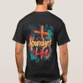 Overvloedige Life Cross Splash T-shirt (Achterkant)