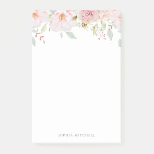 Overvloedige Rozen Trendy roze bloemige Waterver Post-it® Notes