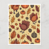 Overvloedige Thanksgiving papieren blad (Achterkant)