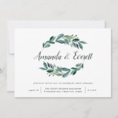 Overvloedige uitnodiging voor een bruiloft (Voorkant)