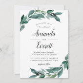 Overvloedige uitnodiging voor een bruiloft (Voorkant)