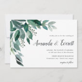 Overvloedige uitnodiging voor een bruiloft (Voorkant)