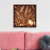 overvloedige vreugde canvas afdruk (Insitu (Woonkamer))