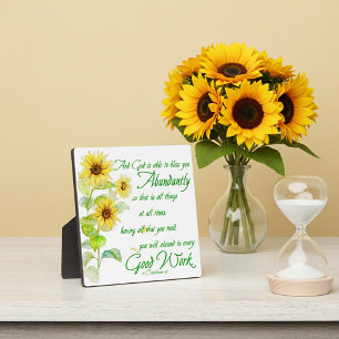 Overvloedige zegeningen fotoplaat