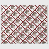 Overvulpapier met geïntegreerde structuur cadeaupapier (Vlak)