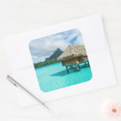 Overwater bungalow, Bora Bora sticker (Envelop)