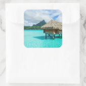 Overwater bungalow, Bora Bora sticker (Tas)