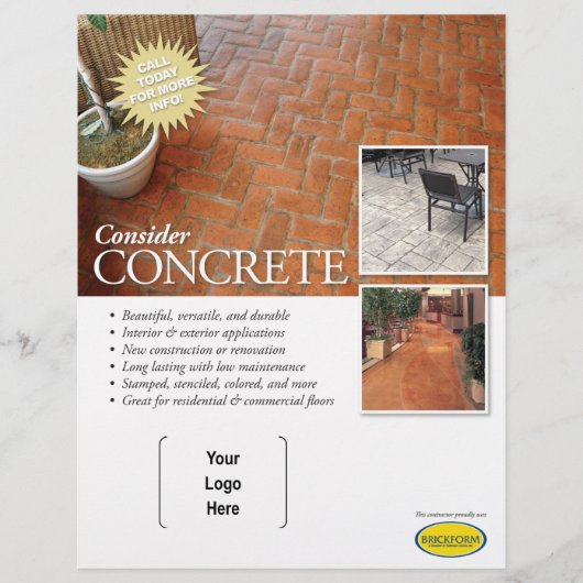 Overweeg de Concrete brochure voor de Contractante (Voorkant)