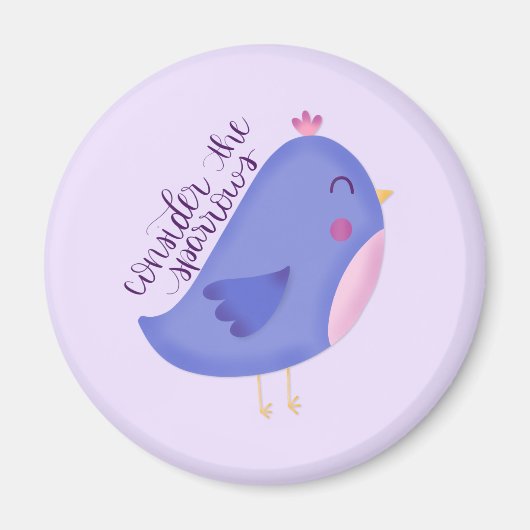 Overweeg de Sparrows Ronde Magnet Magneet (Voorkant)