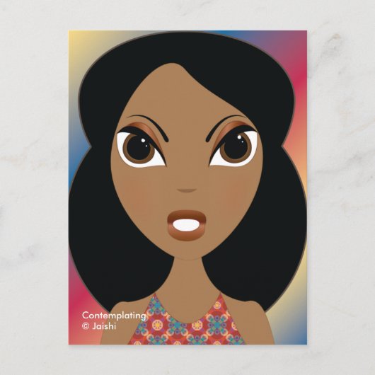 overwegen briefkaart (Voorkant)