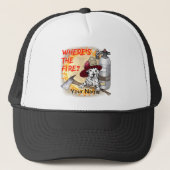 Overwegende dat de brandweerman trucker pet (Voorkant)