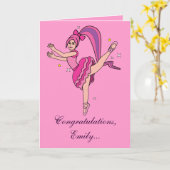 Overweging Gefeliciteerd Naam  Kaart (Gele Bloem)