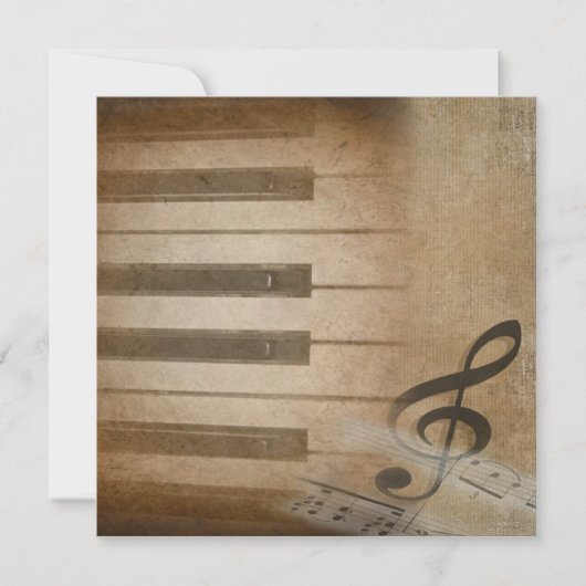 Overweging Piano Kaart (Voorkant)