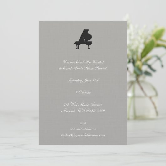 Overweging Piano Kaart (Staand voorkant)