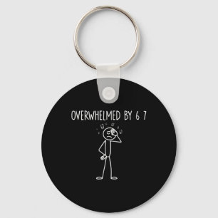 Overweldigd Door 6 7 Meme 67 Zes Zeven 6 7  Sleutelhanger
