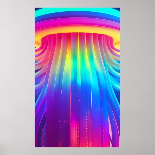 Overweldigd door een Kracht van Technologische Di Poster (Voorkant)