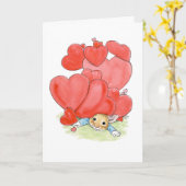 Overweldigd door liefde kaart (Gele Bloem)