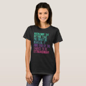 Overwin het idee dat je regelmatig moet zijn 1 t-shirt (Voorkant volledig)