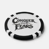 Overwin Je Angsten Poker Chip (Enkel)