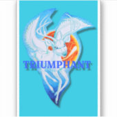 Overwinnende sticker (Voorkant)