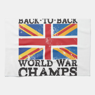 Overwinning Britse Wereldoorlog Theedoek