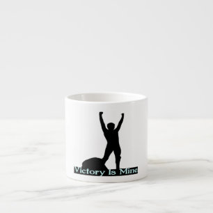 Overwinning is mijn mijn espresso kop